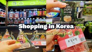 Shopping in Korea vlog | Korean Convenience Store Food haul with Prices