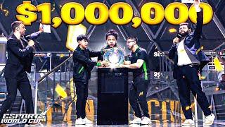 I WON THE $1,000,000 ESPORTS WORLD CUP!