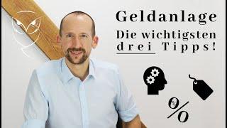 Die 3 wichtigsten Tipps für die Geldanlage in Österreich