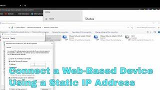 How to Quickly Connect a Web-Based Device to the Internet Using a Static IP Address