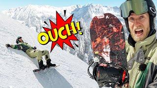 Snowboard fahren lernen: Das 1. Mal auf dem Snowboard 