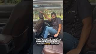 Let’s take a look at the interior space of Toyota Innova Hycross | #shorts | V3Cars |