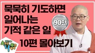 [7시간 연속]  묵묵히 기도하면 일어나는 기적같은 일은?  [광우스님 소나무 21회부터 30회 몰아보기]