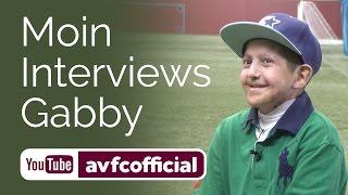 Young fan Moin quizzes Gabby Agbonlahor