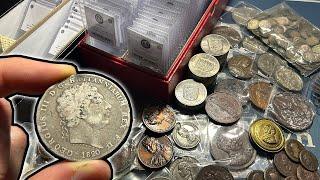 The Finale: $10,000+ Coin Collection PURCHASE I Got From England - Crowns, Rarities, & Medievals!!