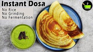 Instant Dosa Recipe | Breakfast | Sooji Dosa Recipe | How to make instant dosa without fermentation