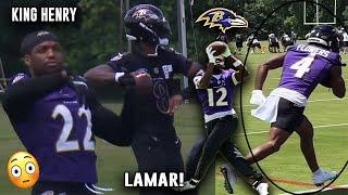 Lamar Jackson LOOKING SHARP  ZAY FLOWERS FOOTWORK  Ravens Mini-Camp Highlights