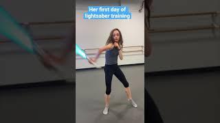 EPIC DAY 1 of LIGHTSABER TRAINING | Lightsaber duels