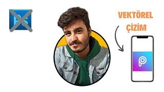 Telefondan Vektör Çizim , Karikatür Profil Fotoğrafı Nasıl Yapılır? Vector Drawing, Cartoon Portrait