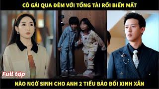 Cô gái qua đêm với tổng tài rồi biến mất, nào ngờ sinh cho anh 2 tiểu bảo bối xinh xắn đáng yêu