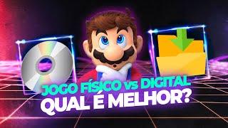 JOGOS MÍDIA FÍSICA vs DIGITAL - QUAL É MELHOR? | Minha opinião sobre!