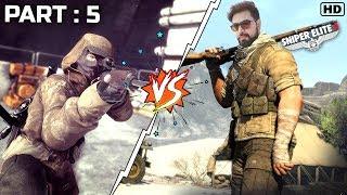 SNIPER ELITE 4 HINDI Gameplay -Part 5- BEST SNIPER SHOTS