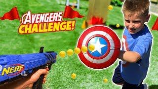 Avengers Nerf Survival Challenge! Super Hero Gear Test & Toys Review for Kids!