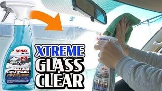 Remove Hand Grease from Car Window! with SONAX XTREME GLASS CLEAR