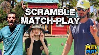 Scramble Mini Golf! Teaming up to take down Big Bad Brad on the golf course