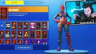 The New RED KNIGHT Skin Gameplay..! (Fortnite Battle Royale)