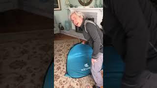How to fold up a Keumer Pop-Up Tent