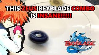 The Flash of Plastic Gen Beyblade - Zeus Breaker Combo #beyblade #beybladeburst #beyblademetalfight