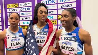 Alexis Holmes Anchors USA 4x400 to Silver Medal at World Indoor Championships