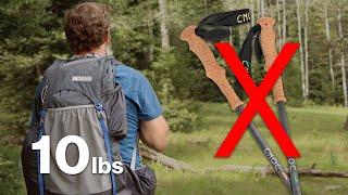 Ultralight Without Trekking Poles (i.e. Freestanding Tent) - Backpacking Gear List 2021