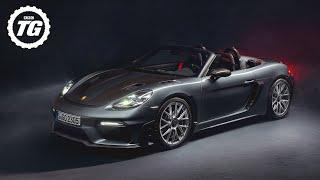 FIRST LOOK: 493bhp Porsche 718 Spyder RS is the ultimate £123k Boxster | Top Gear