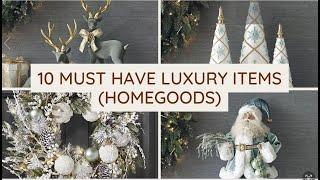 10 Must have Luxury items on a budget (HomeGoods)