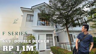 Rumah kekinian LAVON 2 Double Decker , uda 3 kamar tidur cuma 1.1M an !