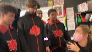 We went to school as the Akatsuki