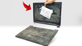 CAR OIL CHANGE TECHNICIAN'S LAPTOP - RESTORING THE MOST DIRTY LAPTOP IN WORLD - LENOVO LAPTOP FIX