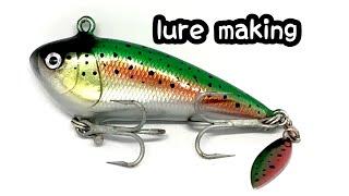 【lure making】how to make Lip Less  crank baite