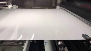 White Glossy with over 90 degrees Aluminum Composite Panels - ACP