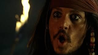 Pirates of the Caribbean: The Curse of the Black Pearl/Best scene/Johnny Depp/Geoffrey Rush