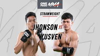 JHONSON HUTAGAOL VS YUSVEN SITORUS  | FULL FIGHT ONE PRIDE MMA 75 LOCAL PRIDE #10 JAKARTA