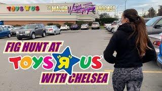 Fig Hunt at TRU with Chelsea Major Wrestling Figure Pod