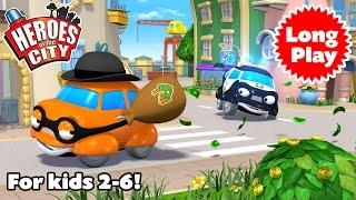 Heroes of the City 2 - Preschool Animation - Non-Stop! Long Play - Bundle 03 | Car Cartoons