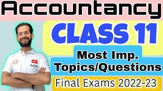 class 11 accountancy most important questions | class 11 accounts most important questions