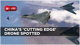 Chinese Drone News Live |  China's 'Cutting Edge' Stealth Drone Captured On Camera | World News Live