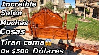 Lo que tiran en usa CAMA DE $500 dólares y TV SMART 2