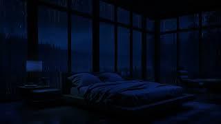 Release Stress and Surrender to Sleep: Heavy Rain Sounds Outside Your Window