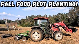 Fall Food Plot Planting! Solis S75