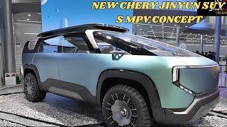 Science Fiction Car | CPilot5.0 Intelligent Driving | 2500 Km Range | Chery Jinyun SUV S MPV Concept