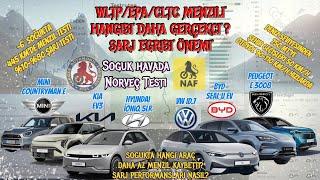 Norveç'te Soğukta Menzil ve Şarj Testi/Wltp Tutarlılığı/VW/Kia/Hyundai/Mini/BYD/Peugeot