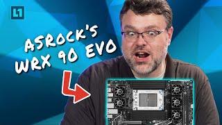 Review and Build Test of the ASRock WRX 90 WS EVO With 24 Core Threadripper
