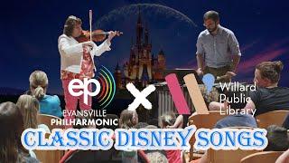Evansville Philharmonic Orchestra Duo Performs Classic Disney Songs at Willard Public Library