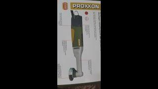 Unboxing PROXXON neck angle grinder .