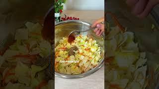 Салат из молодой капусты по корейски
