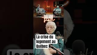 La crise du logement au Québec #quebec #logement #immobilier  #balado