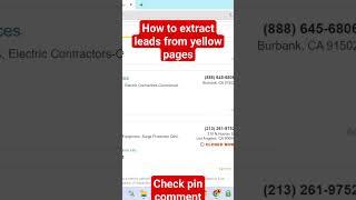 how to extract leads from yellow pages - Yellow pages scrapper software #yellowpages