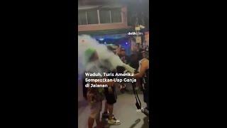 Turis AS Semprotkan Asap Ganja di Jalanan