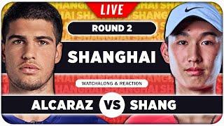 ALCARAZ vs SHANG • ATP Shanghai 2024 • LIVE Tennis Watchalong Stream